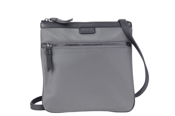 DKNY GREY NYLON SLING BAG NO DUST COVER