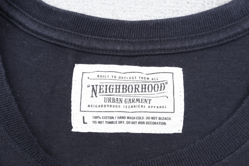 NEIGHBORHOOD THUNDER BOLT SIZE L BLACK T- SHIRT