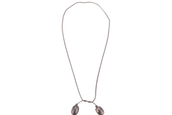 CHRISTIAN DIOR BLACK BALL NECKLACE, WITH BOX