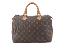 LOUIS VUITTON M41526 SPEEDY 30 MONOGRAM CANVAS GOLD HARDWARE NO DUST COVER