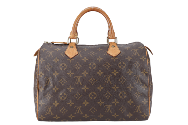 LOUIS VUITTON M41526 SPEEDY 30 MONOGRAM CANVAS GOLD HARDWARE NO DUST COVER