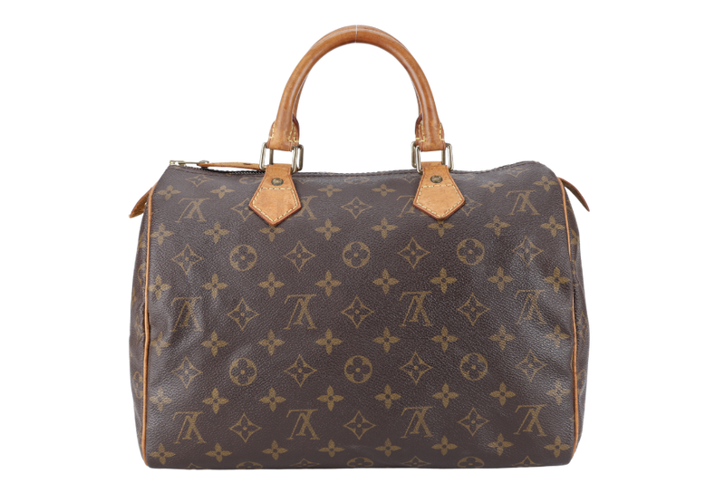 LOUIS VUITTON M41526 SPEEDY 30 MONOGRAM CANVAS GOLD HARDWARE NO DUST COVER