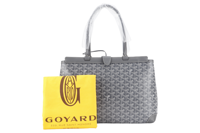 GOYARD BELLECHASSE BIAUDE PM BAG GREY COLOR WITH DUST COVER
