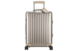 RIMOWA CABIN 19_ LUGGAGE IN ALUMINIUM TITANIUM GOLD