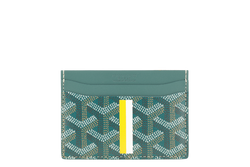 GOYARD SAINT-SULPICE GREEN CARD HOLDER WTH BOX