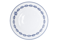 HERMES CHAINE D'ANCRE PORCELAIN PLATE WITH BOX