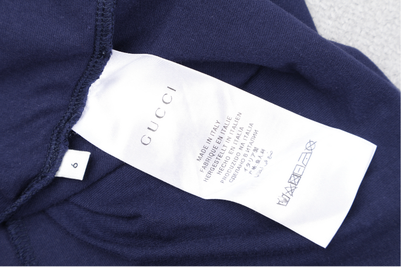 GUCCI LA MAISON DE LAMOUR KIDS T SHIRT DARK BLUE