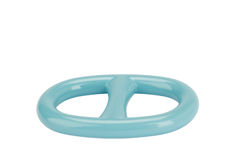 Hermes Blue Color Scarf Ring