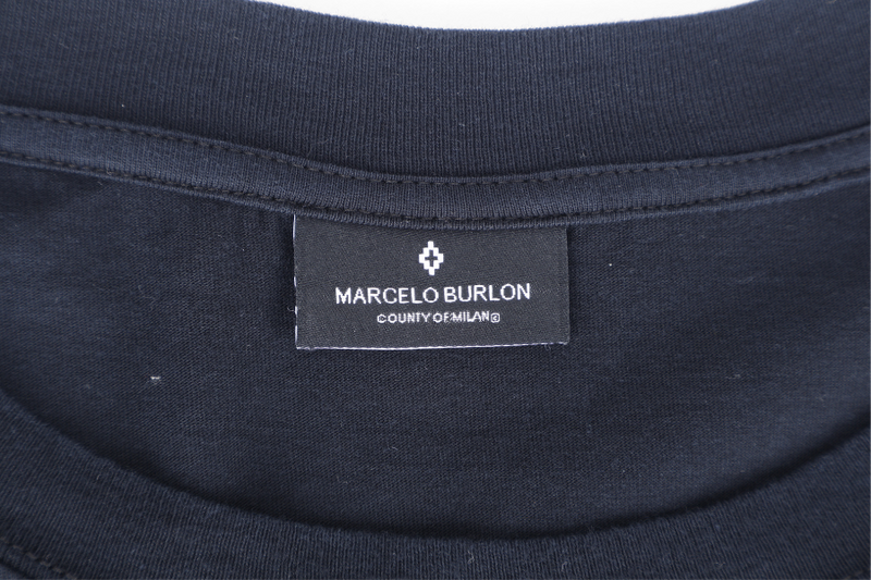 MARCELO BURLON RED SKULL BLACK SIZE S