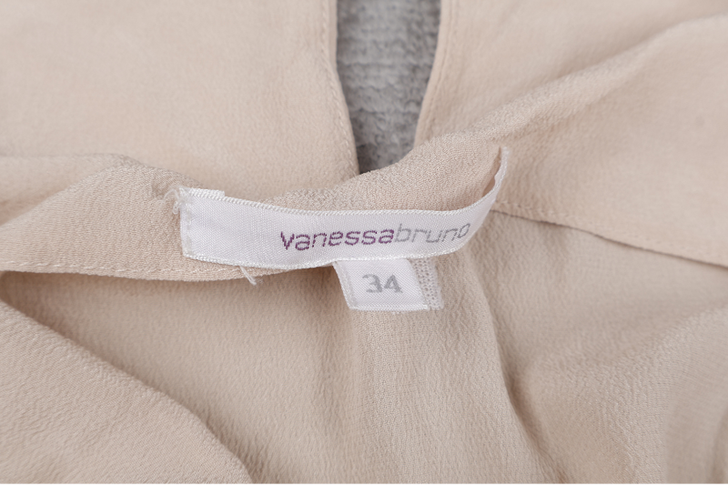 VANESSABRUNO BEIGE SILK JUMPSUIT 34