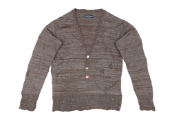 DOLCE & GABBANA BROWN CARDIGAN SIZE 48