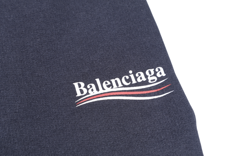 BALENCIAGA BLACK JOGGER SHORT PANTS POLITICAL SIZE US 8