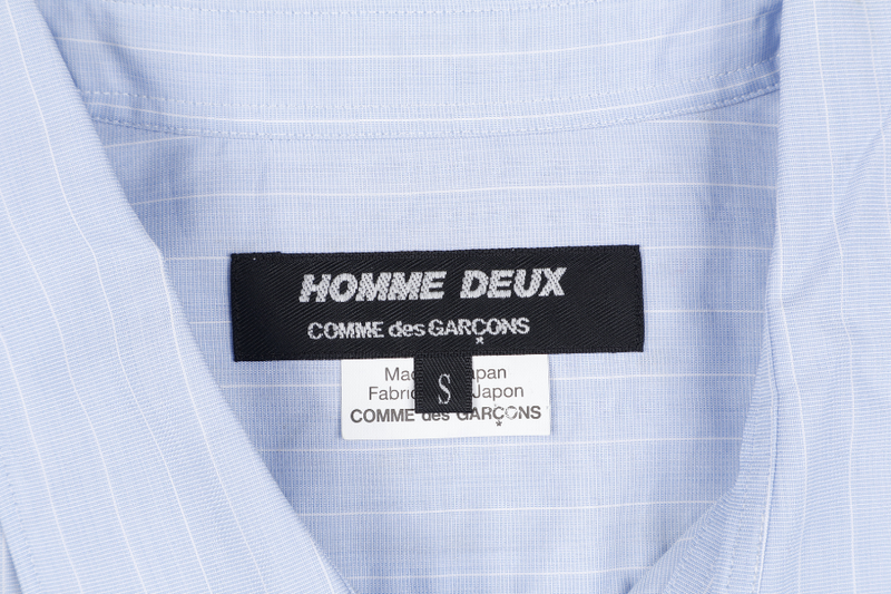 HOMME DEUX COMME DES GARCONS BLUE STRIPED SIZE S