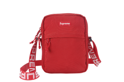 SUPREME RED CANVAS SS18 SLING BAG NO DUST COVER