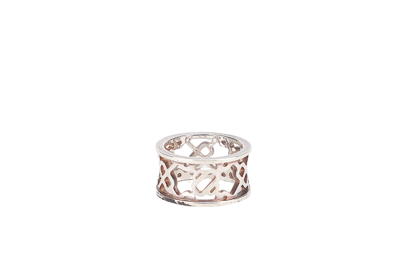 HERMES PASSERELLE RING AG925 SILVER WITH BOX