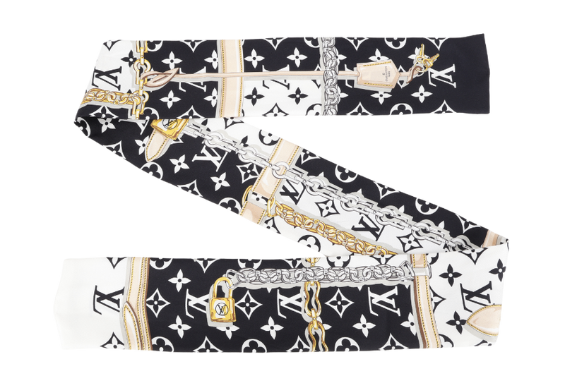 L0UIS VUITTON BLACK MONOGRAM CONFIDENTIAL BANDEAU (M78656)