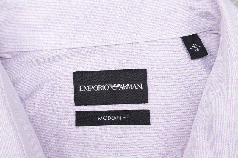 EMPORIO ARMANI PURPLE SHIRT SIZE 41/76