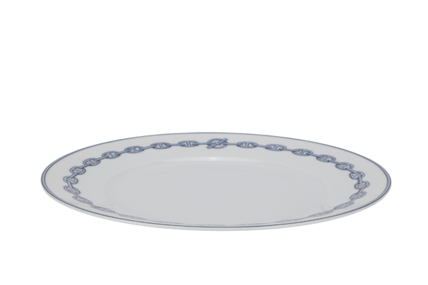 HERMES CHAINE D'ANCRE PLATE BLUE 27.5CM NO BOX