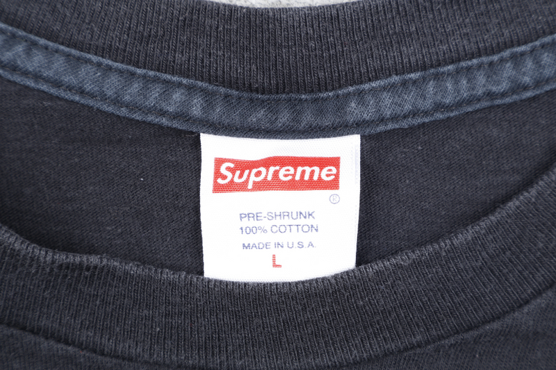 SUPREME BUJU BANTON TEE SIZE L BLACK T SHIRT