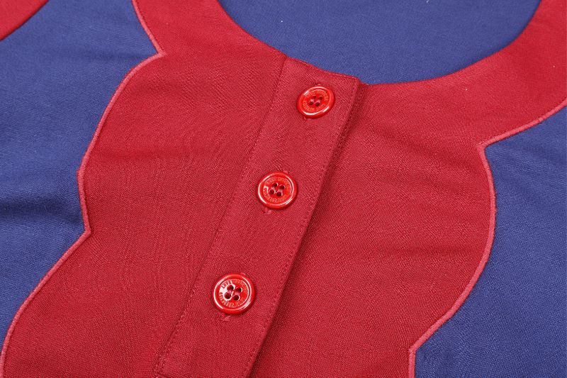 LOVE MOSCHINO BLUE RED DRESS