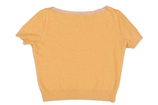 MOSCHINO CHEAP AND CHIC ORANGE KNITTED BLOUSE