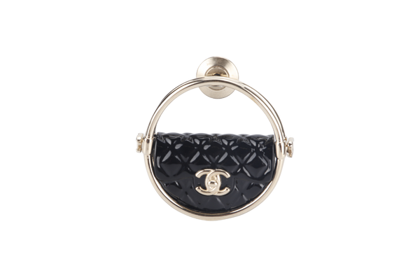 CHANEL BROOCH 23C HULA HOOP WITH DUST COVER AND BOX