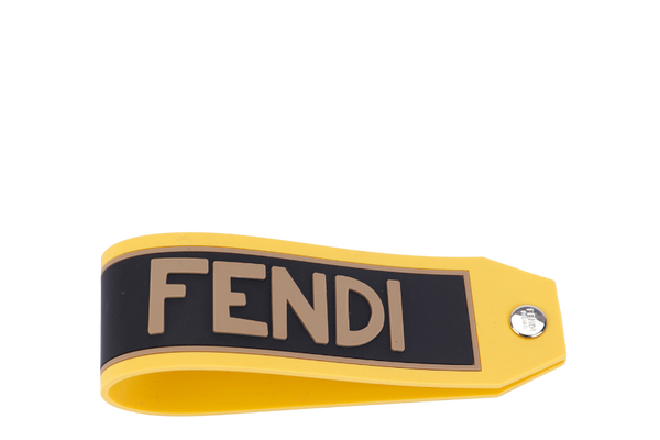 Fendi Yellow Color Tag Charm No Box