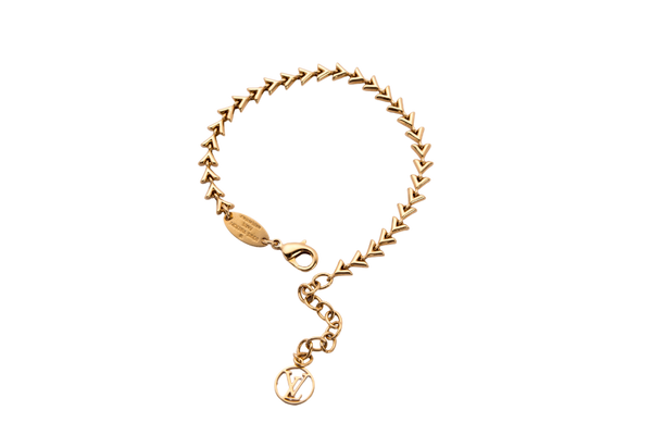 Louis Vuitton Essence V Bracelet, Gold Color
