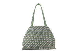 BOTTEGA VENETA REVERSIBLE TOTE (547380) ALOEMINT GREEN LEATHER WITH BUTTERFLY PATTERN WITH DUST COVER