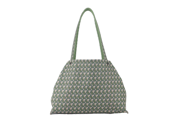 BOTTEGA VENETA REVERSIBLE TOTE (547380) ALOEMINT GREEN LEATHER WITH BUTTERFLY PATTERN WITH DUST COVER