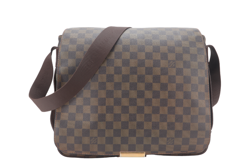 LOUIS VUITTON DAMIER EBENE MESSENGER BAG GOLD HARDWARE NO DUST COVER