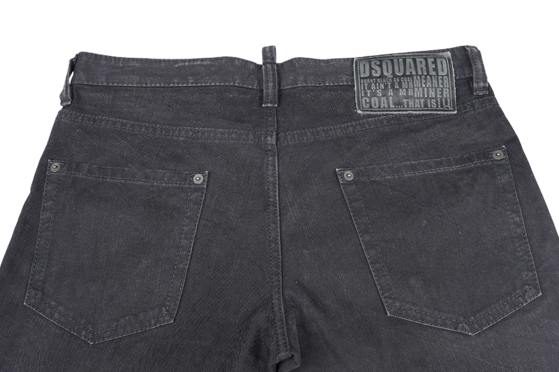DSQUARED2 BLACK JEANS SIZE 48