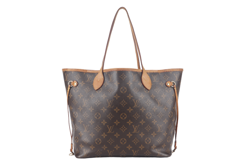 LOUIS VUITTON NEVERFULL MM (M40156) MONOGRAM CANVAS GOLD HARDWARE NO DUST COVER