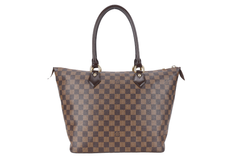 LOUIS VUITTON DAMIER EBENE SALEYA GM NO DUST COVER