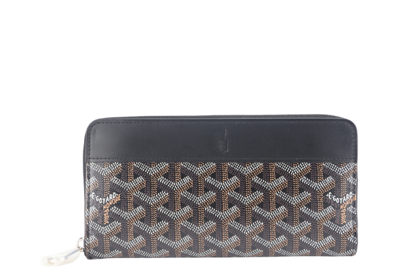 GOYARD MATIGNON WALLET BLACK & BROWN WITH BOX