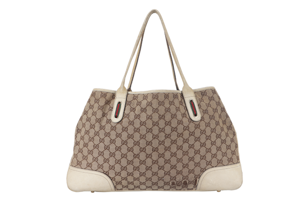 GUCCI PRINCY TOTE (161719) GG CANVAS N0 DUST COVER