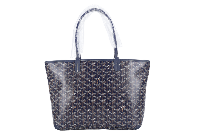 GOYARD ARTOIS PM BAG NAVY BLUE COLOR WITH DUST COVER