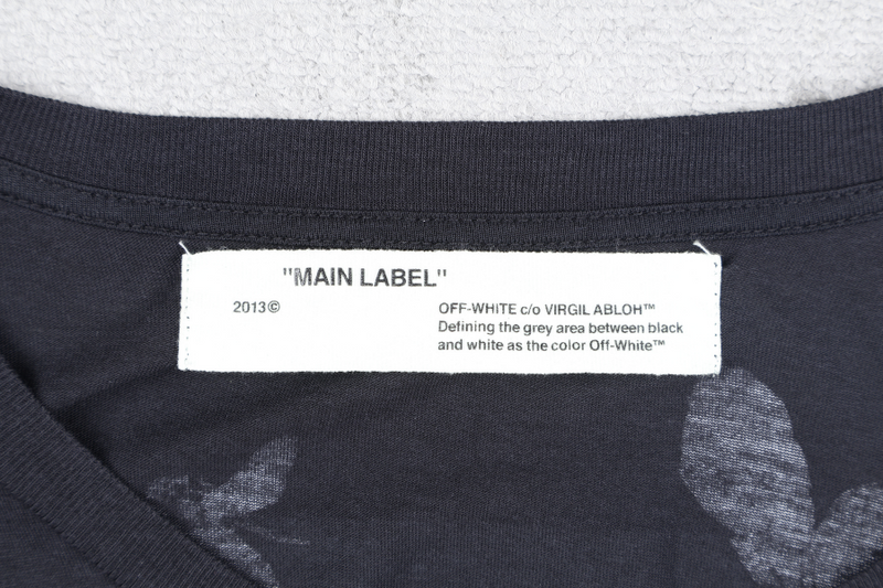 OFF WHITE GLOBAL WARMING T SHIRT MAIN LABEL