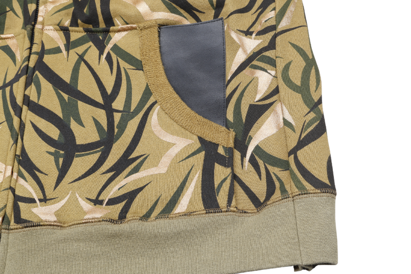 CLOT ALIENEGRA CAMO SHORT SLEEVE PARKA SIZE M