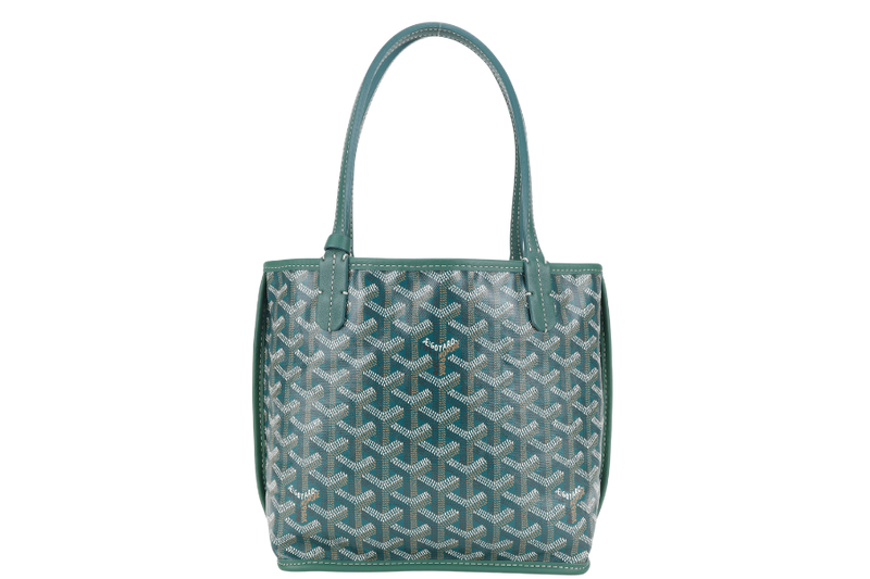 GOYARD ANJOU MINI BAG GREEN COLOR WITH DUST COVER