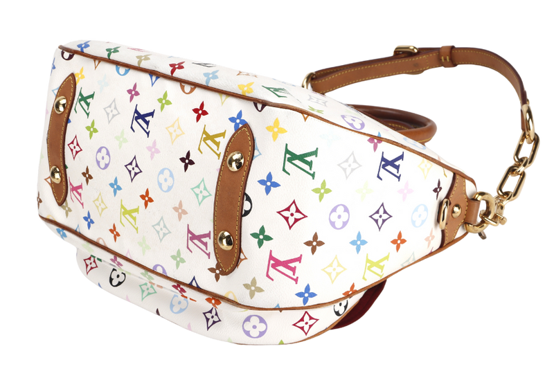 LOUIS VUITTON TAKASHI MURAKAMI MULTICOLOR BAG, WITH STRAP & DUST COVER