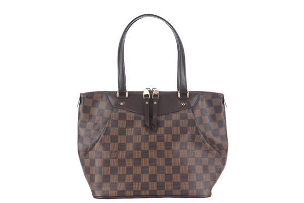 LOUIS VUITTON WESTMINSTER PM (N41102) DAMIER EBENE GOLD HARDWARE NO DUST COVER