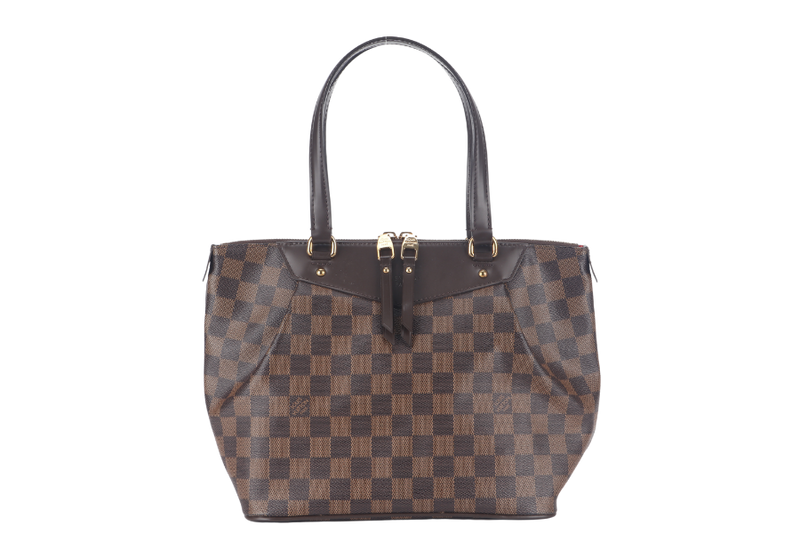 LOUIS VUITTON WESTMINSTER PM (N41102) DAMIER EBENE GOLD HARDWARE NO DUST COVER