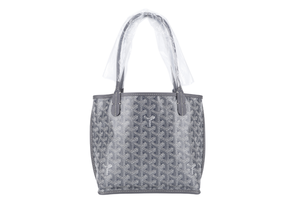 GOYARD ANJOU MINI BAG GREY COLOR WITH DUST COVER