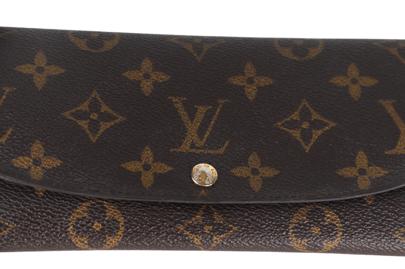 LOUIS VUITTON MONOGRAM PORTEFEUILLE LOUISE LONG WALLET (M60460) GOLD HARDWARE NO DUST COVER