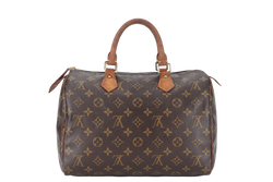 LOUIS VUITTON SPEEDY 30 (M41526) MONOGRAM WITH KEYS AND LOCK NO DUST COVER AND BOX