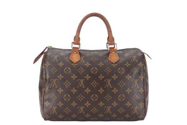 LOUIS VUITTON SPEEDY 30 (M41526) MONOGRAM WITH KEYS AND LOCK NO DUST COVER AND BOX