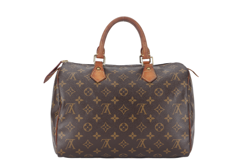 LOUIS VUITTON SPEEDY 30 (M41526) MONOGRAM WITH KEYS AND LOCK NO DUST COVER AND BOX