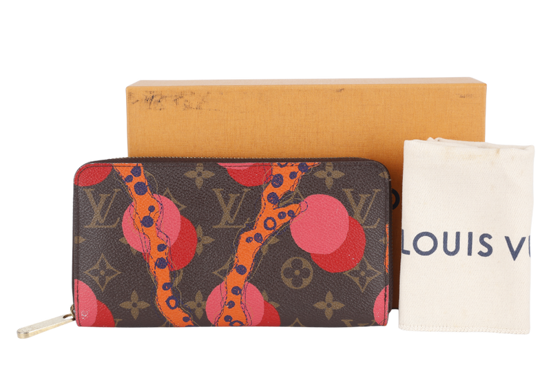 LOUIS VUITTON M60927 MONOGRAM CANVAS RAMAGES ZIPPY WALLET WITH DUST COVER AND B0X