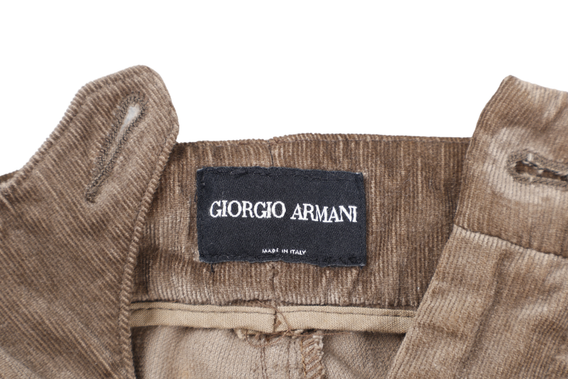 GIORGIO ARMANI BROWN LONG PANTS SIZE 48